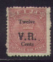 genuine stamp with forged overprint?