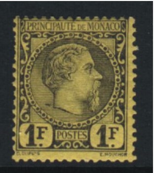 1885 MONACO N°5 TIMBRE POSTE PRINCE CHARLES III xx - Monaco Timbres