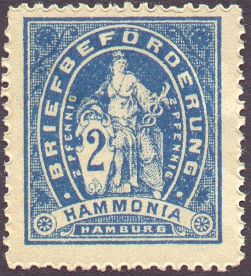 2 p blue "Hammonia Hamburg"