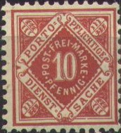 10 p red