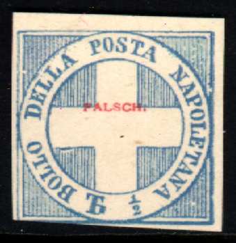 Forgery with red overprint 'FALSCH' (=forged in German)
